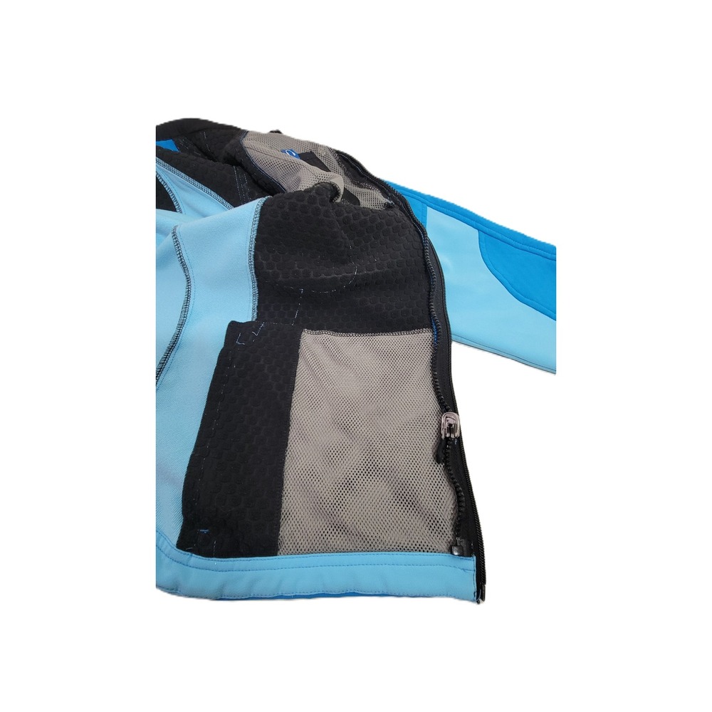 Brooks Women's Blue Light Blue Athletic Active Jacket Size Large Walking Running - Picture 9 of 16